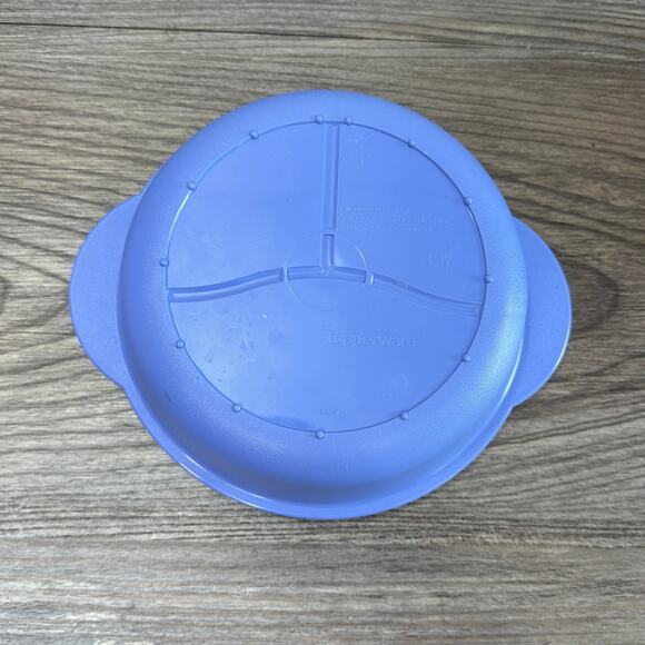 Tupperware Crystal Wave Microwave Divided Dishes Blue Green BPA-Free Easy Clean - Picture 4 of 5